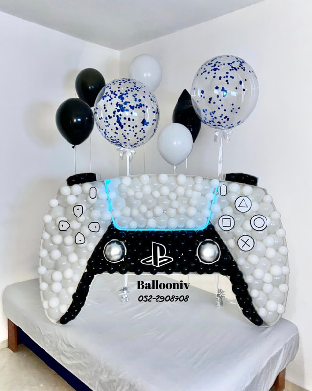 Balloon mosaic birthday decoration, Nikoloon Frames best design awards